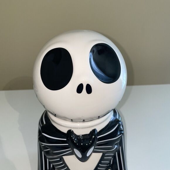 Disney Nightmare Before Christmas Jack Skellington Pumpkin Cookie Jar Canister - Picture 4 of 10
